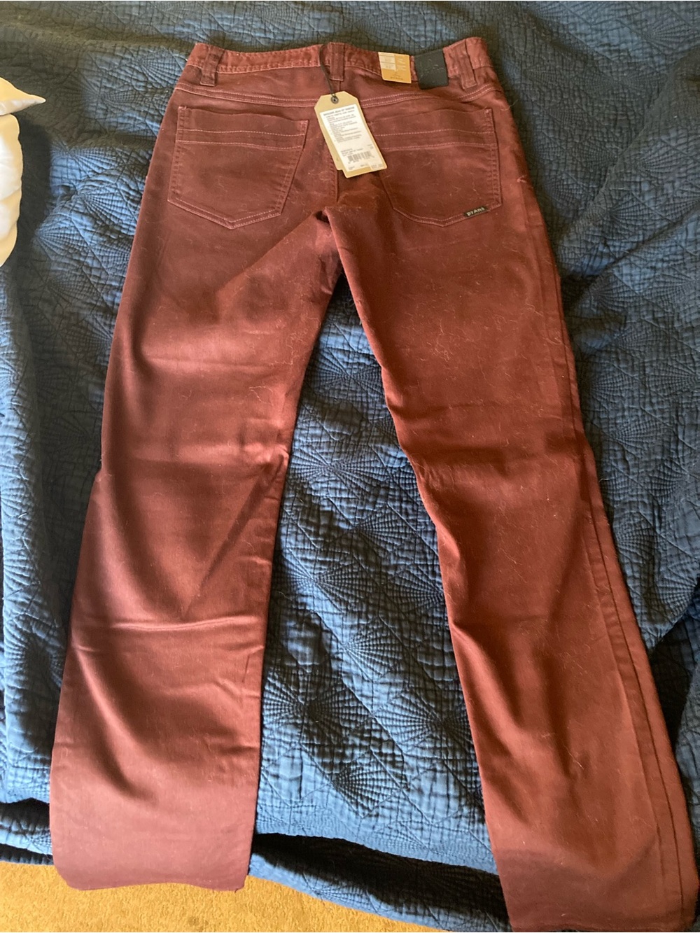 PRANA Men's Bridger Slim Fit Jeans 30x32 Dark Umber NWT Vintage with OG tags